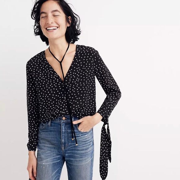 Madewell - Silk Shirt sz x-small NWOT - Picture 2 of 8